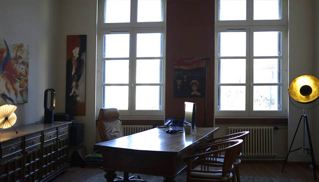 Vue panoramique du bureau et décoration du Cabinet Financier Colomer à Montpellier